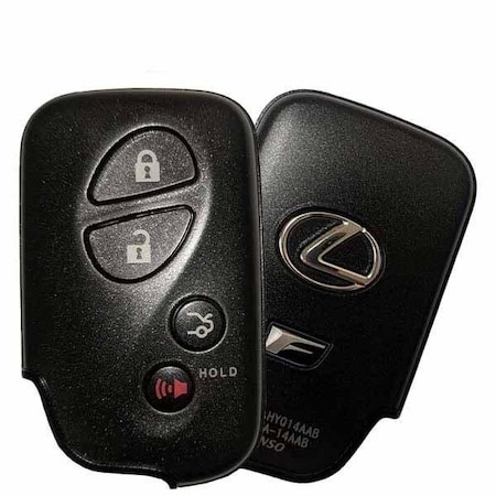 Oem NEW: 2009-2012 Lexus / 4-Button Smart Key / PN: 89904-53190 / HYQ14AAB / 3370 Board / w/ F Logo RSK-LEX-53190